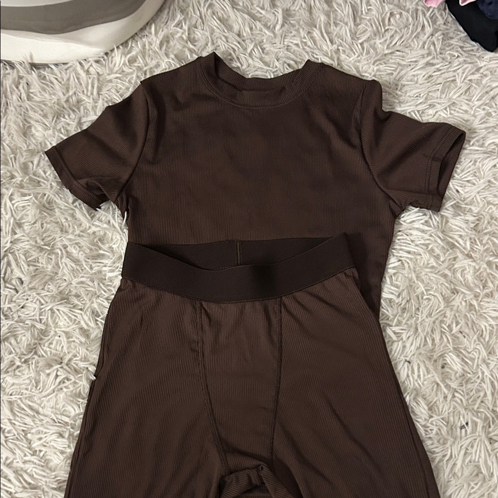 Brown Woman’s Two Piece